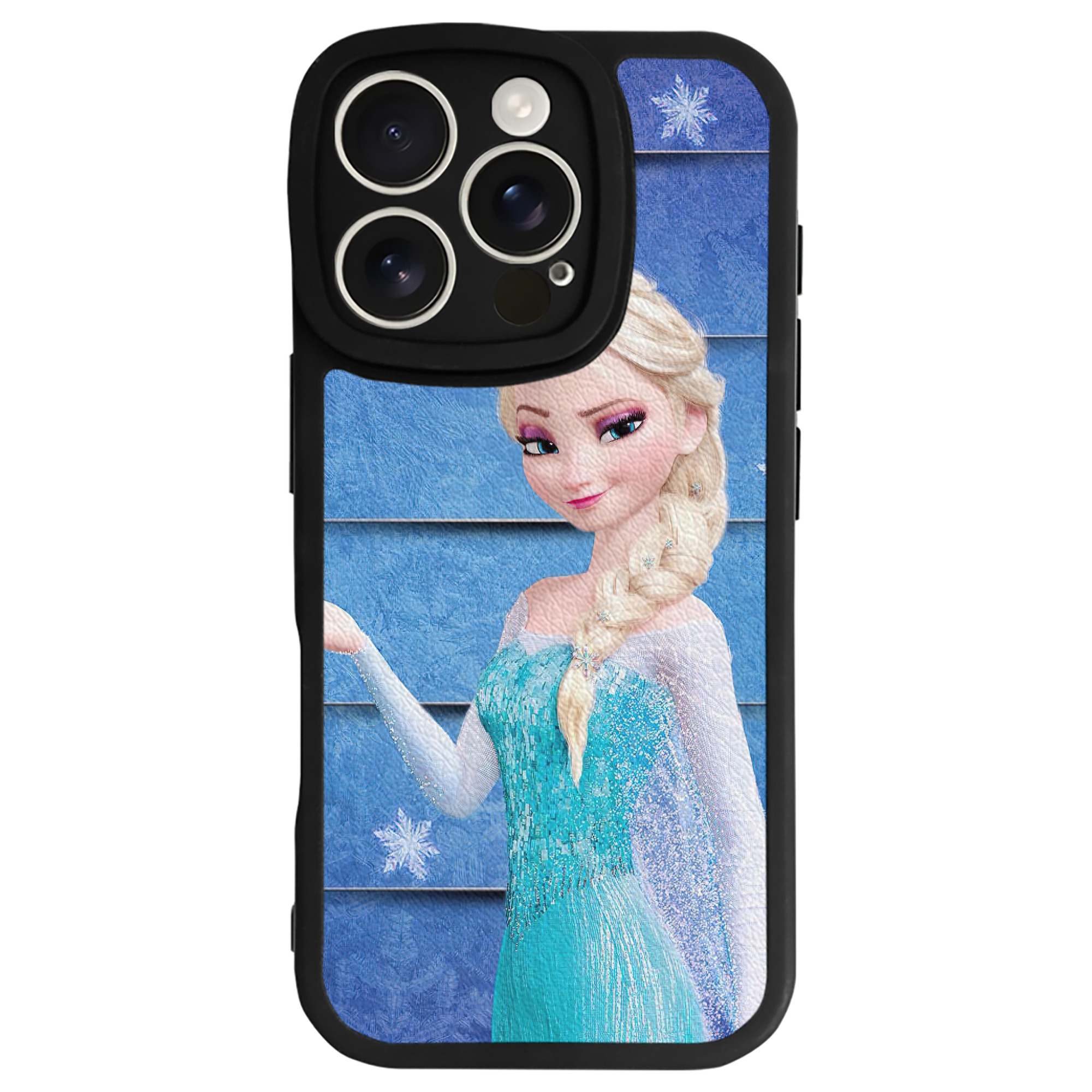 （画像用） アナと雪の女王 アンナ エルサ Frozen Anna Elsa 【iPhone 16シリーズ対応】シリコンスマホケース（レザー調） 材質：シリコン